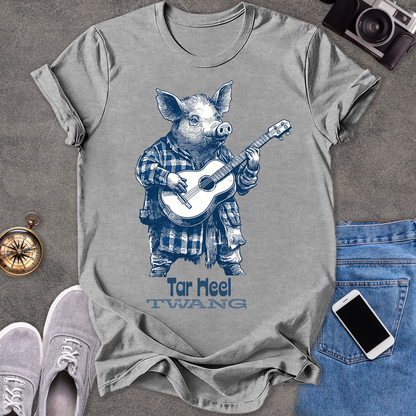 Tar Heel Twang | Unisex Softstyle T-Shirt | Fun and Casual Music Lover Tee