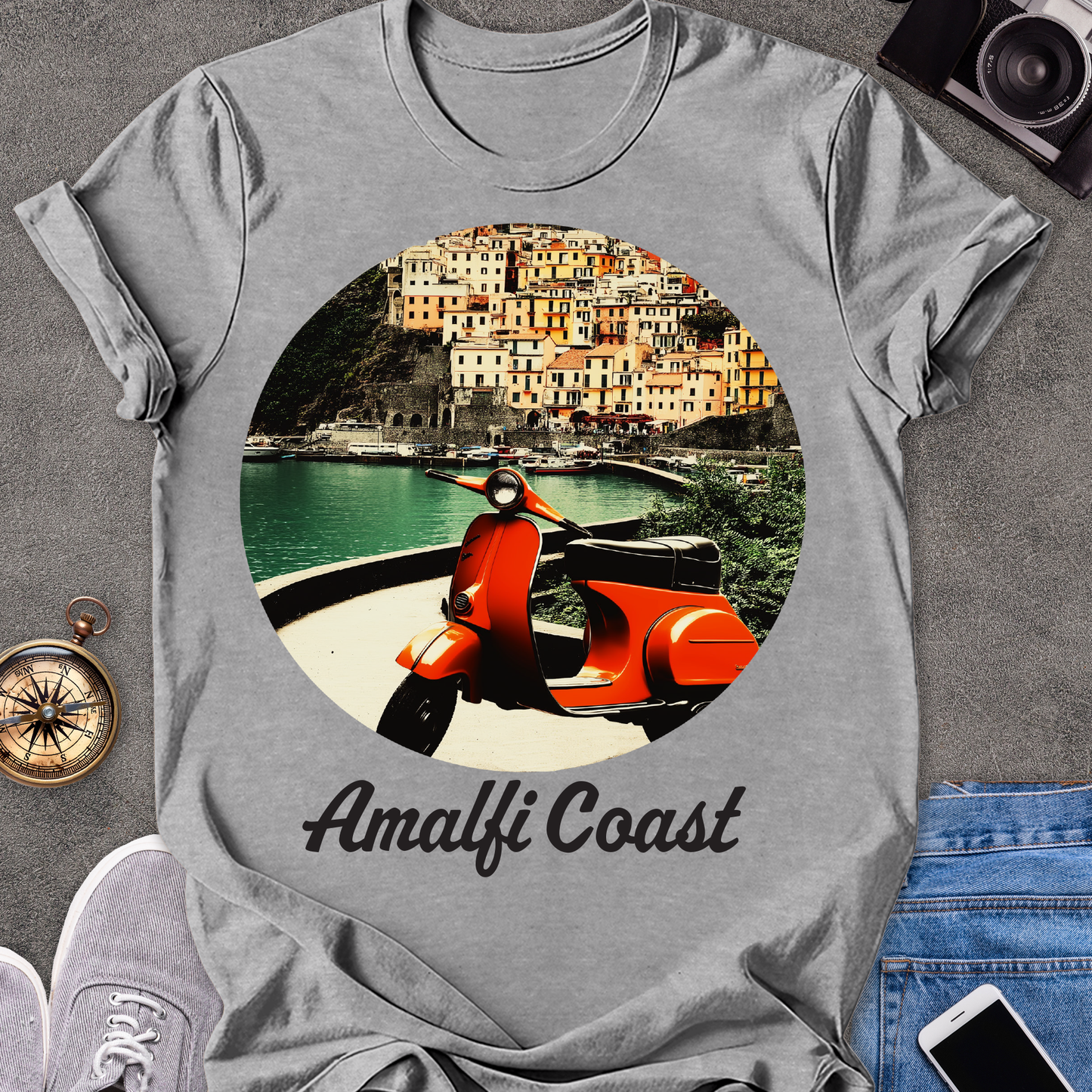 Amalfi Coast | Unisex Softstyle T-Shirt | Italy Travel Tee