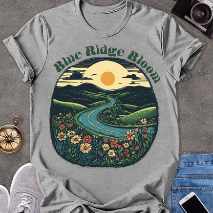 Blue Ridge Bloom | Unisex Softstyle T-Shirt | Adventure Tee