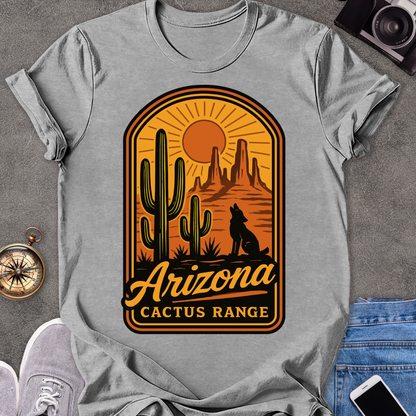 Arizona Cactus Range | Softstyle T-Shirt | Outdoor Travel Tee