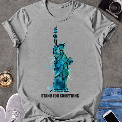 Stand For Something | Unisex Softstyle T-Shirt | USA Travel Tee