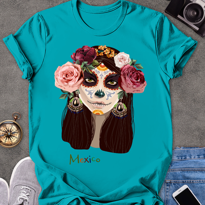 Mexico | Unisex Softstyle T-Shirt | Day of the Dead Tee