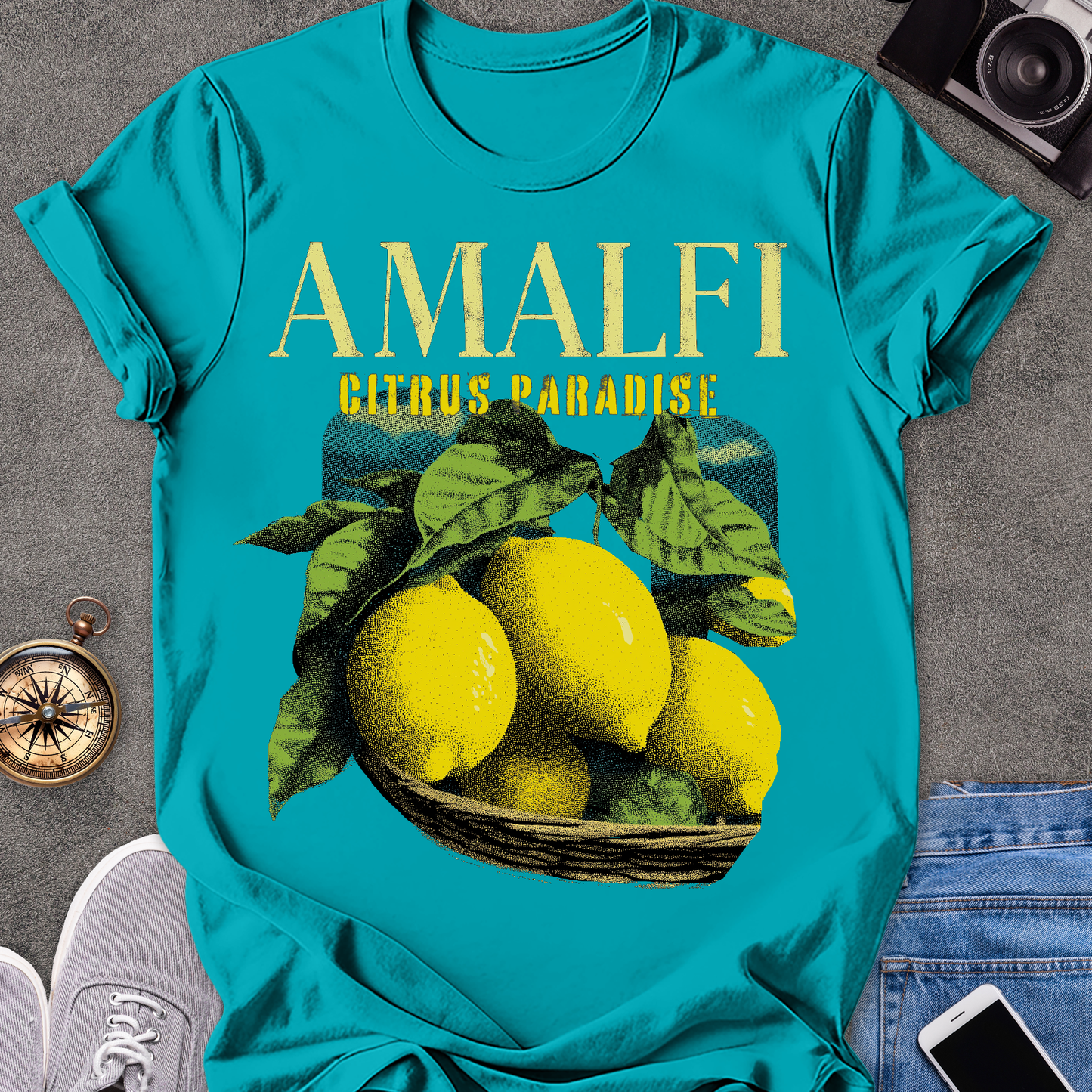 Amalfi Citrus Paradise | Unisex Softstyle T-Shirt | Italy Travel Tee
