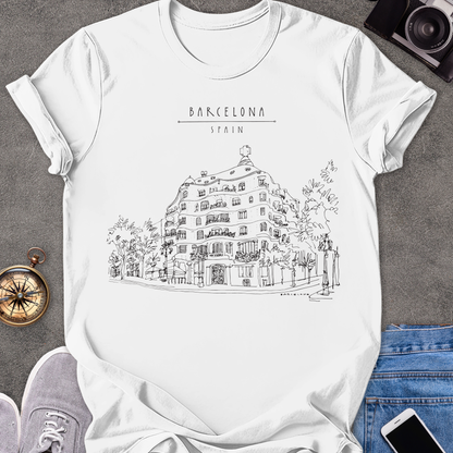 Barcelona Spain | Unisex Softstyle T-Shirt | Spain Travel Tee