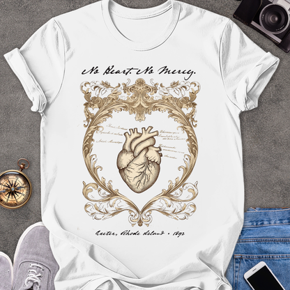 No Heart. No Mercy. Exeter, Rhode Island| Unisex Softstyle T-Shirt | Vampire Travel Tee