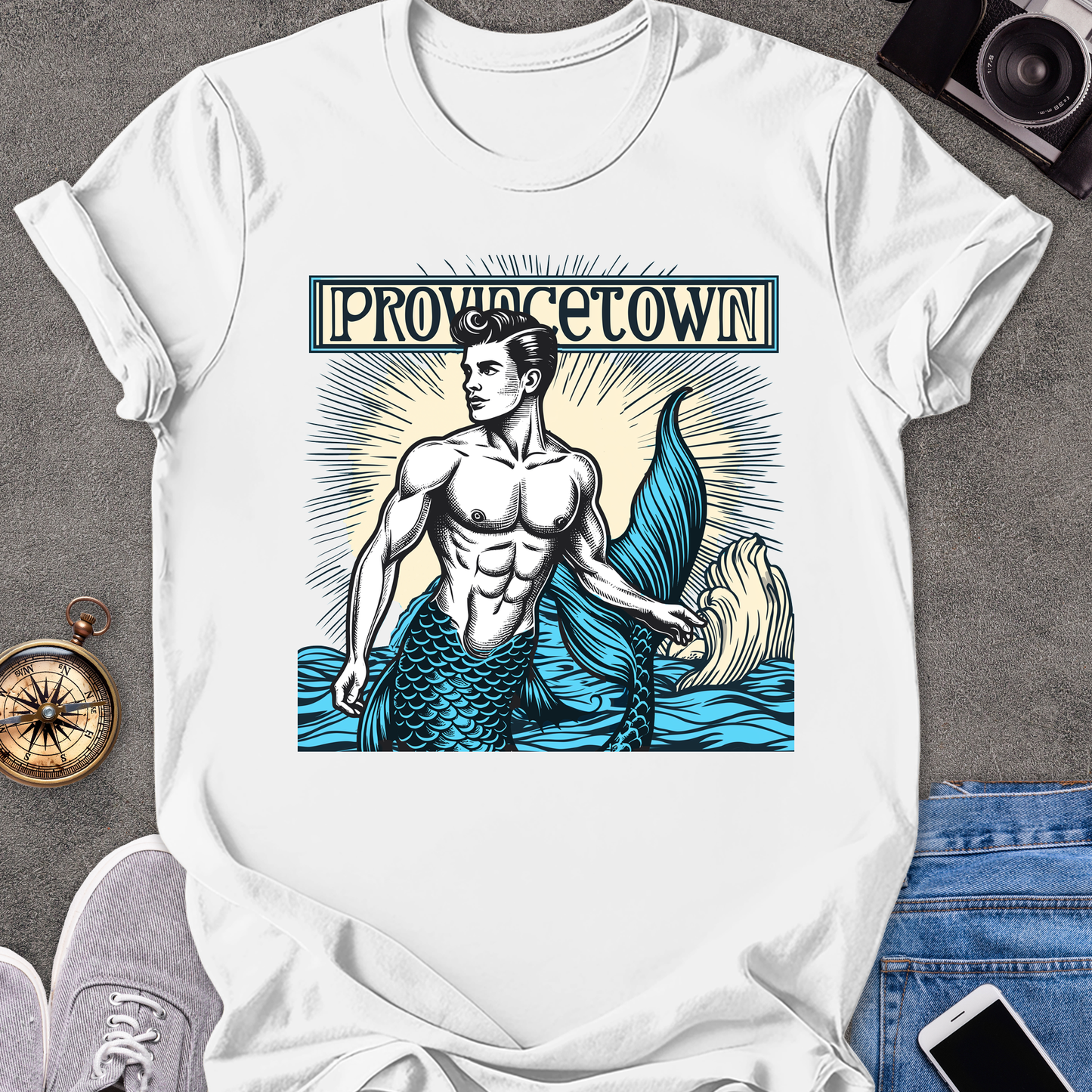 Provincetown| Unisex Softstyle T-Shirt | Cape Cod Travel Tee