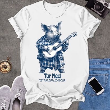 Tar Heel Twang | Unisex Softstyle T-Shirt | Fun and Casual Music Lover Tee