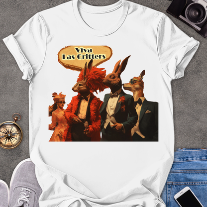 Viva Las Critters| Unisex Softstyle T-Shirt | Las Vegas Travel Tee
