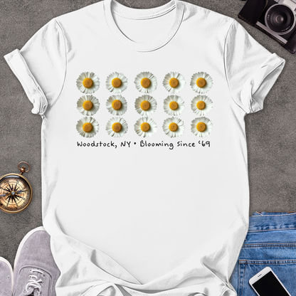 Woodstock, NY - Blooming Since '69 | Unisex Softstyle T-Shirt | New York Travel Tee