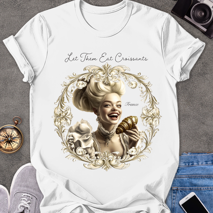 Let Them Eat Croissants - France | Unisex Softstyle T-Shirt | France Travel Tee