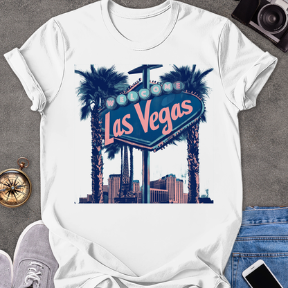 Las Vegas, Welcome| Unisex Softstyle T-Shirt | Nevada Travel Tee