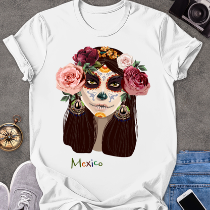 Mexico | Unisex Softstyle T-Shirt | Day of the Dead Tee